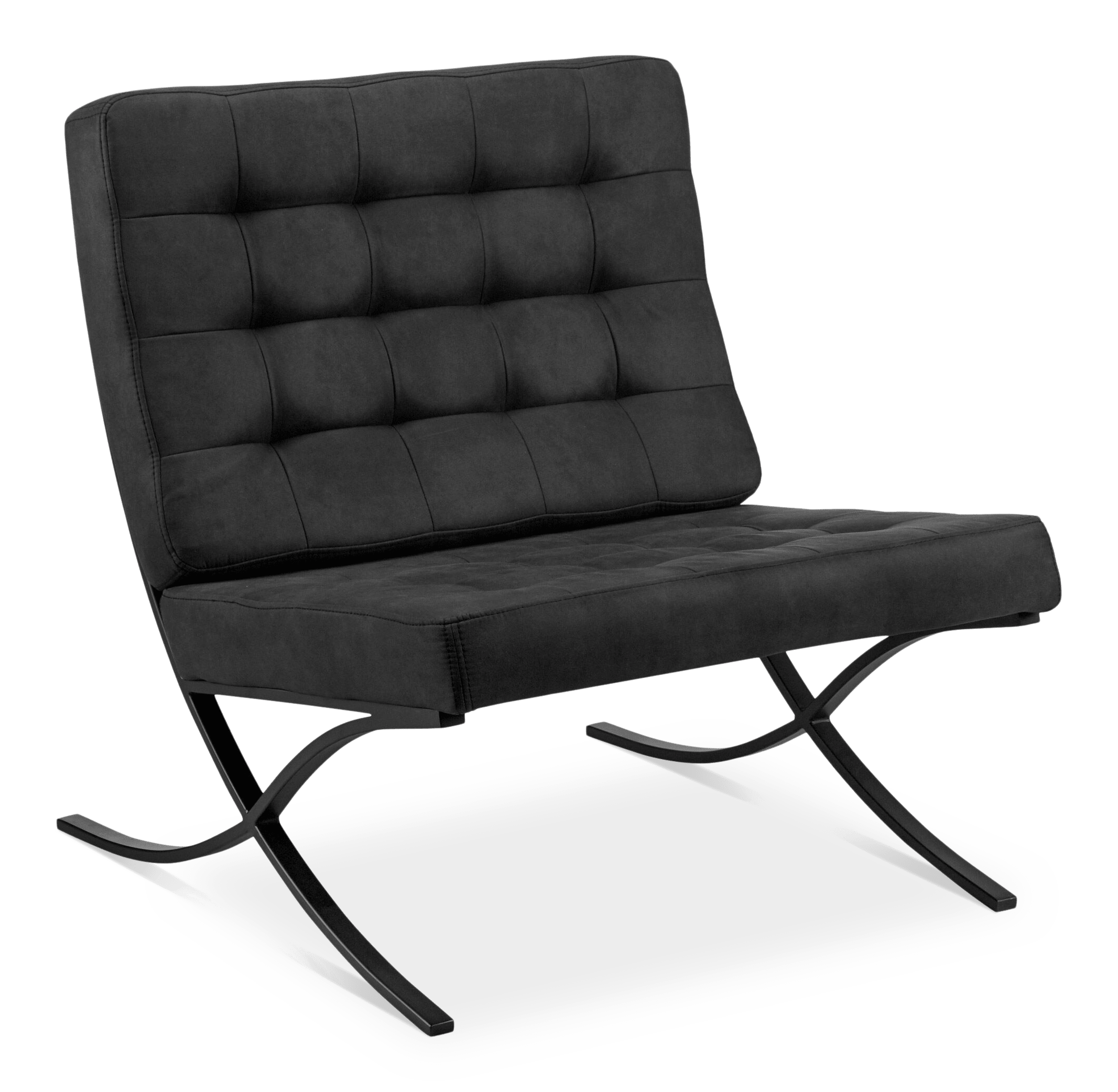 Barcelona Lounge Chair with Metal Legs