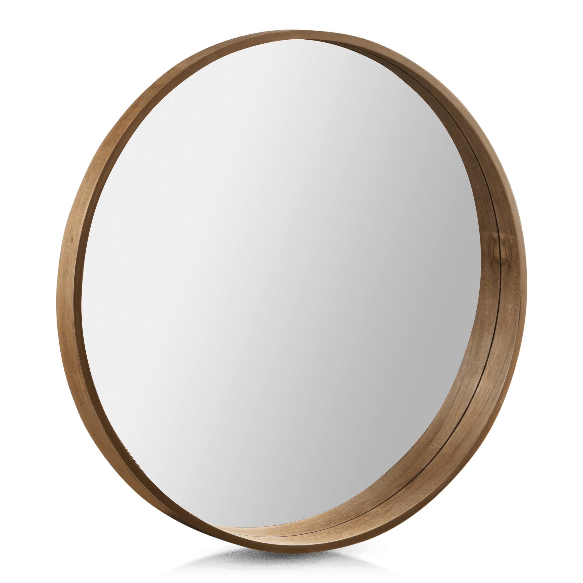 Miroir rond avec cadre