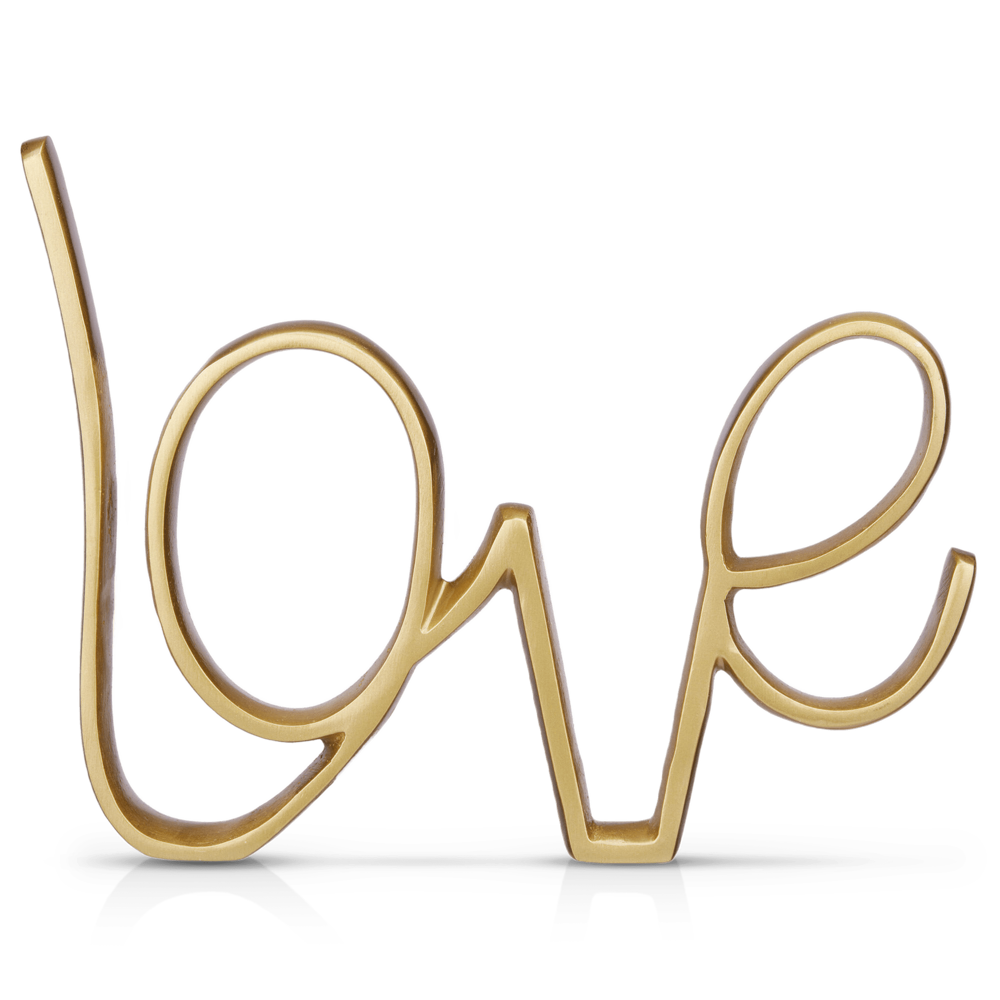 Decorative Metallic Word Love