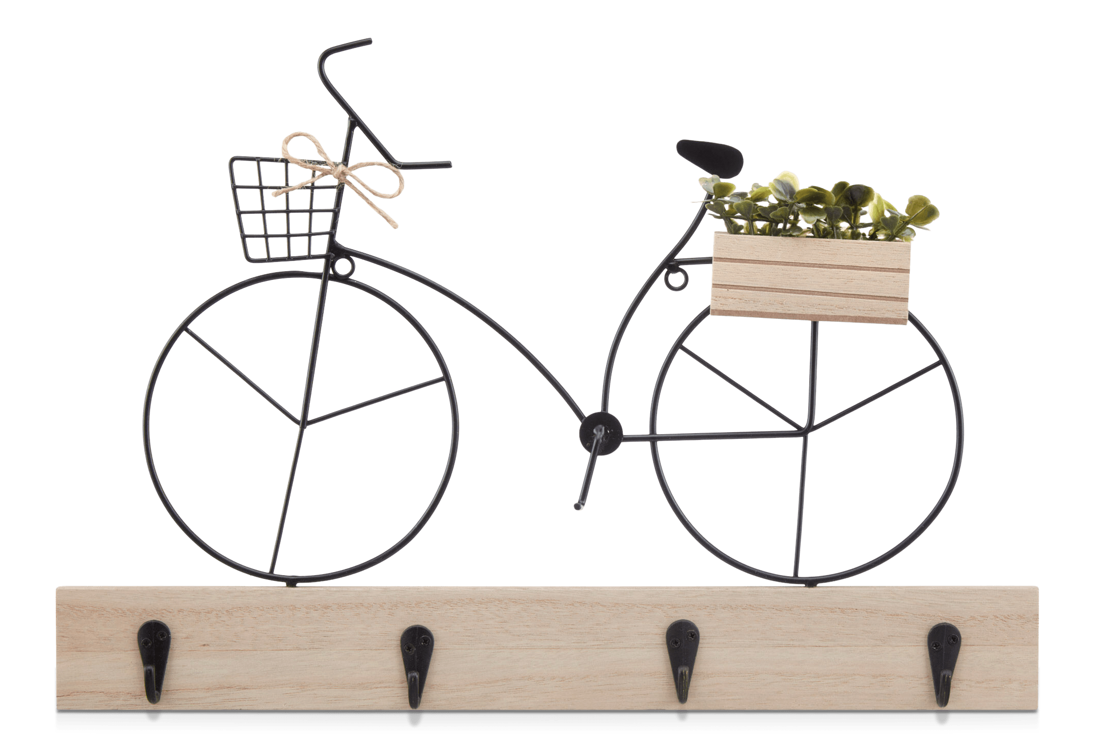 Ensemble de crochets decoratifs bicyclette