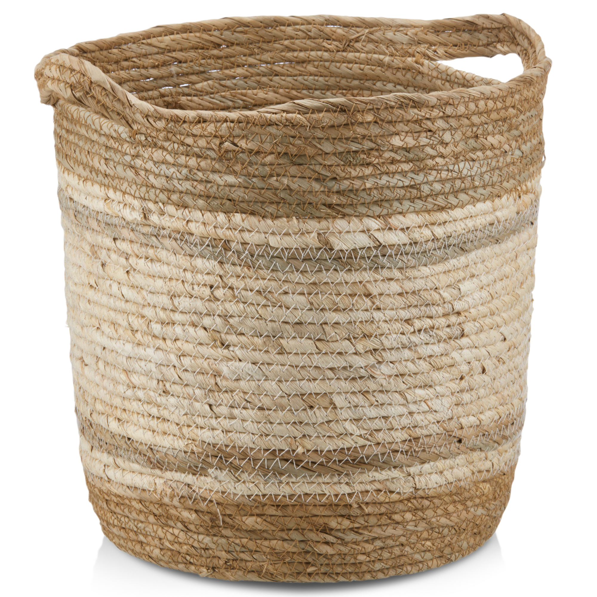 2-Tone Corn Fiber Storage Basket