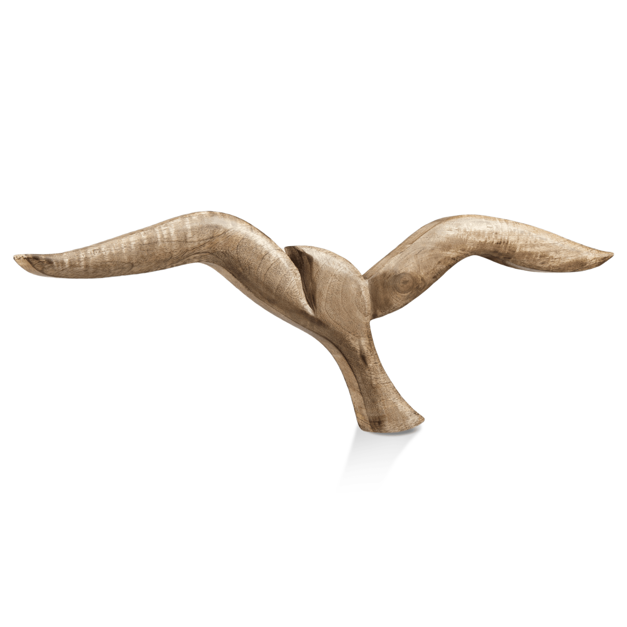 Oiseau décoratif en bois de manguier