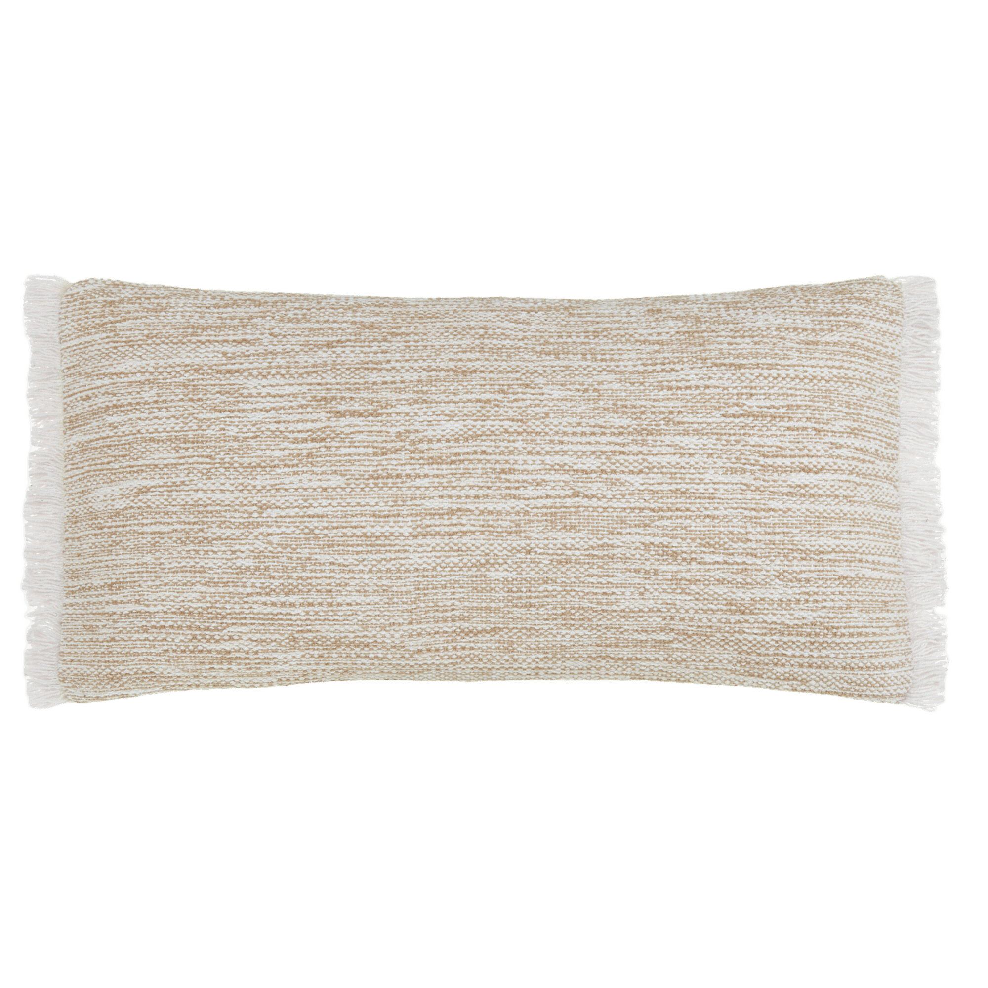 Mekell Decorative Lumbar Pillow with Fringe 
