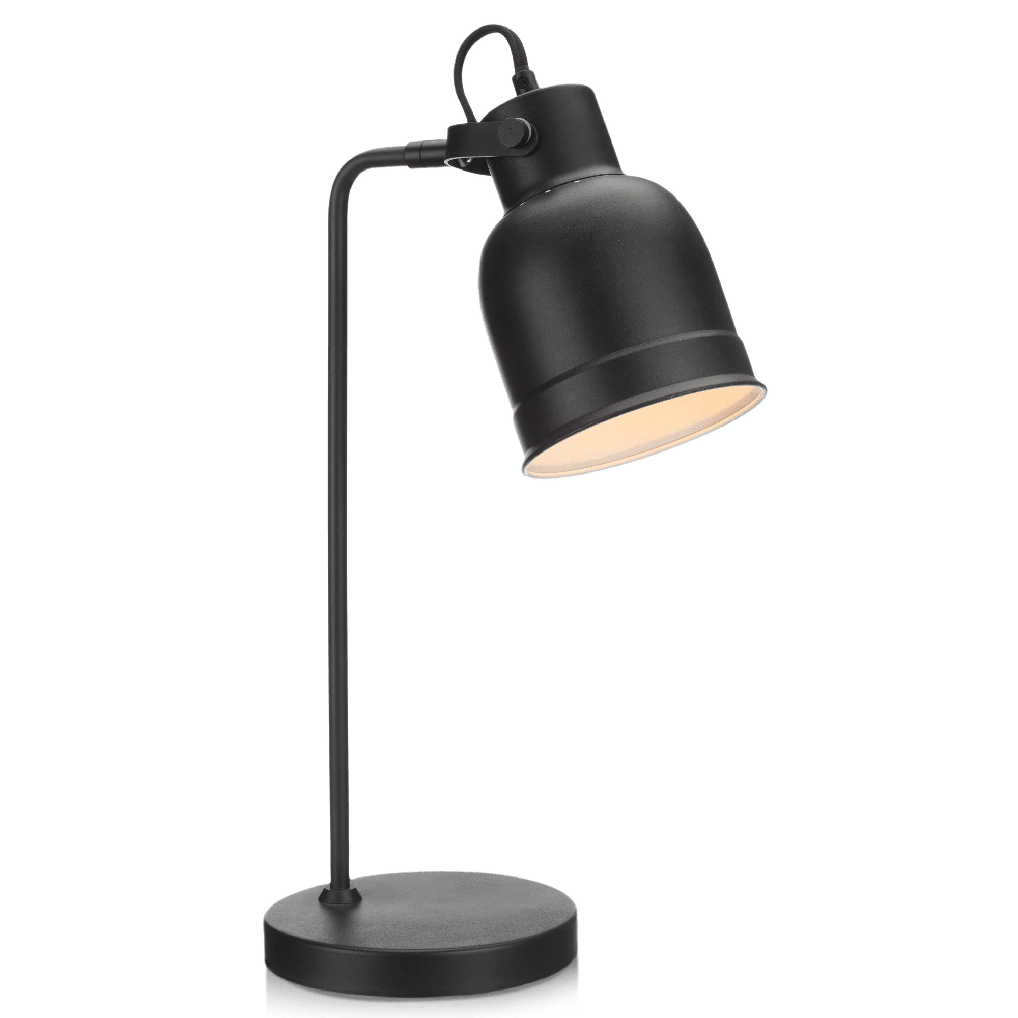 Lampe de bureau noir mat