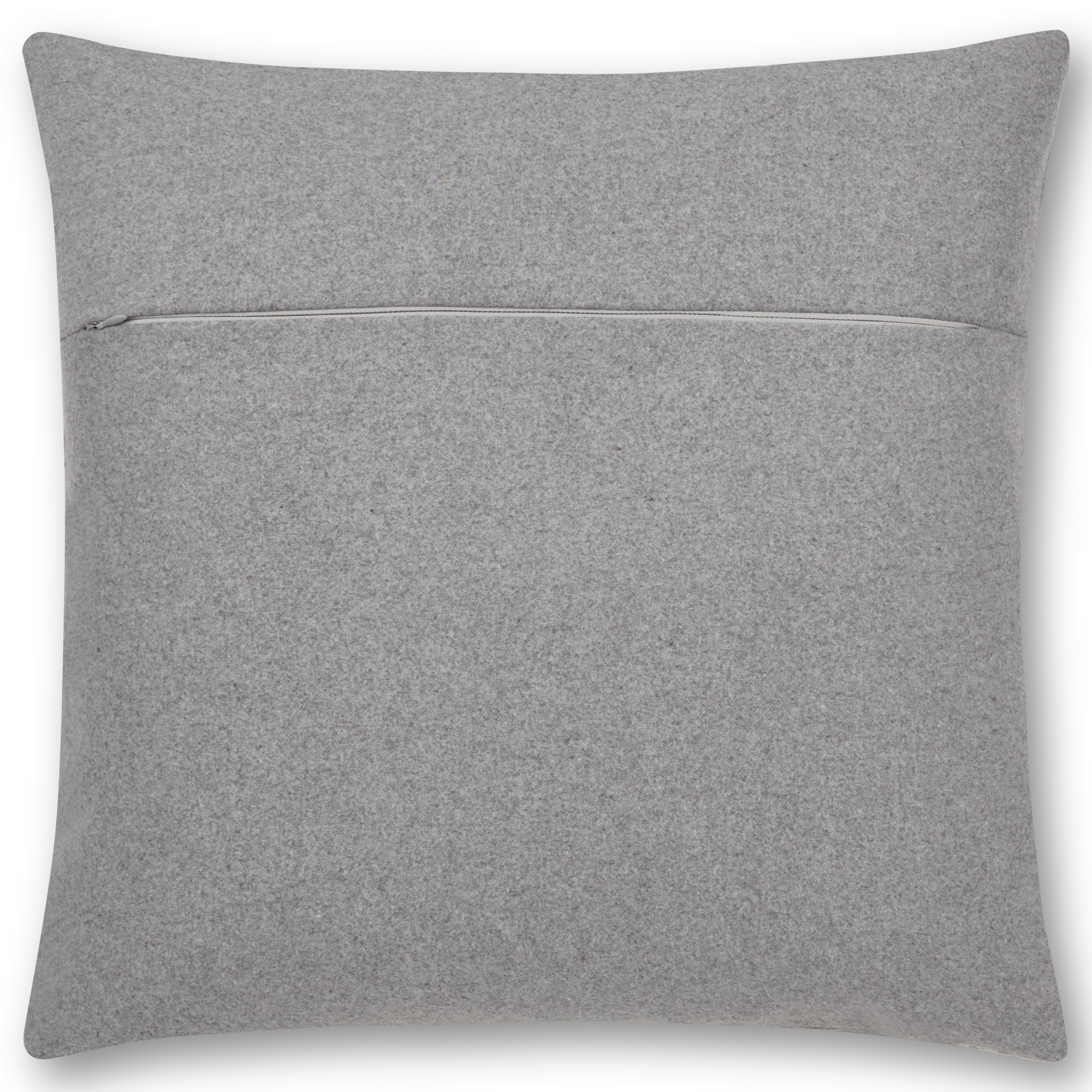 Joren Pinstriped Grey Throw Pillow 